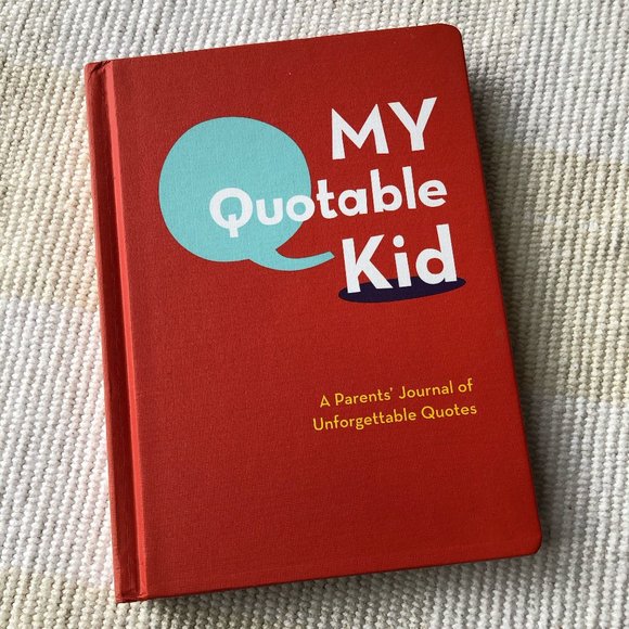 Chronicle Books Other Nwt Blank Book For Recording Childrens Quotes